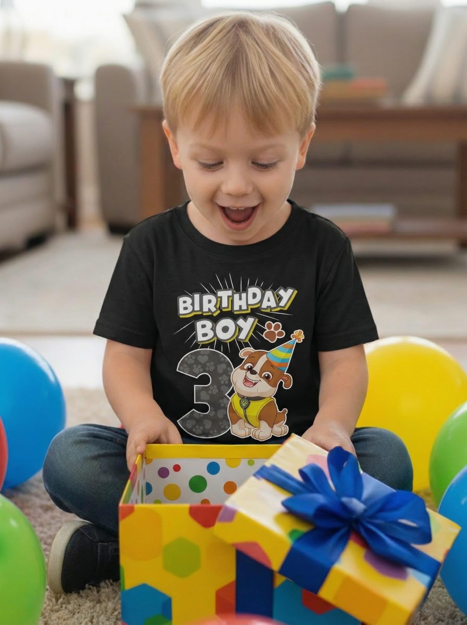Toddler T-Shirt Paw Patrol Marshall 3rd Birthday Tee