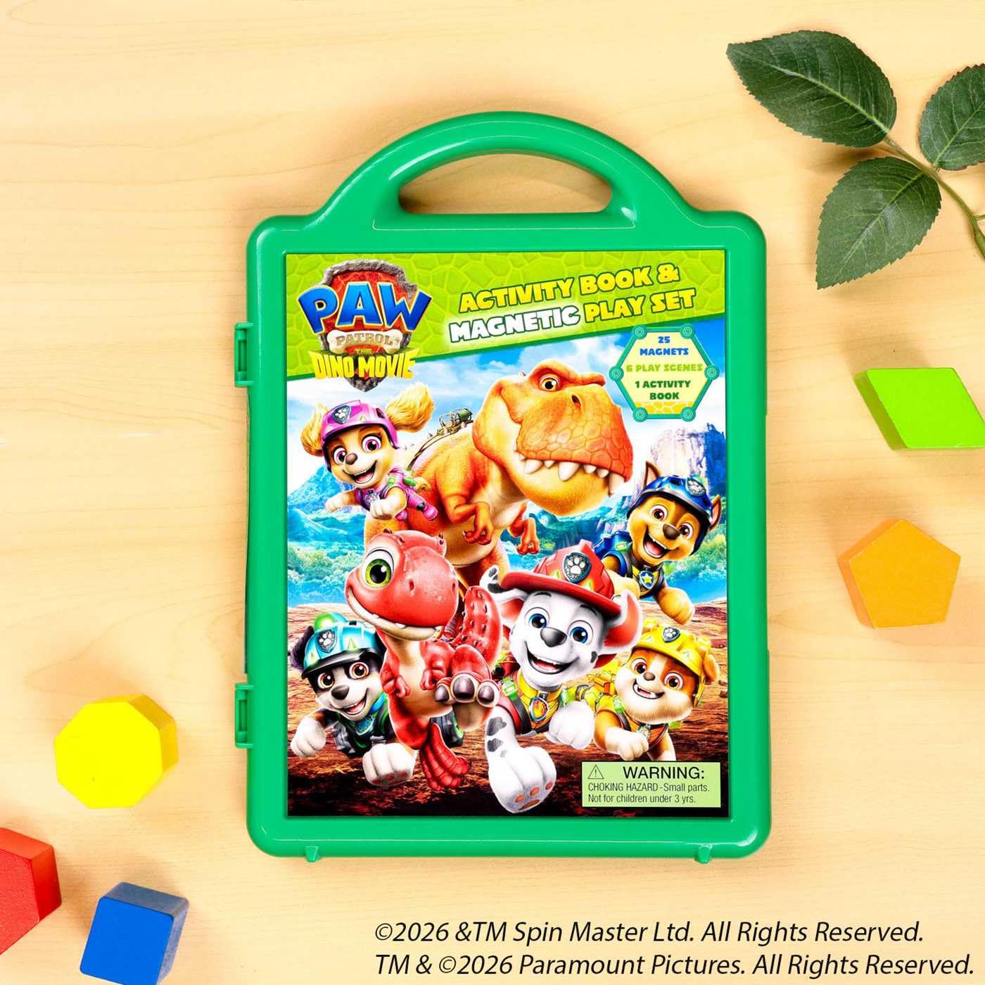 Book and Magnetic Play Set Paw Patrol The Dino Movie