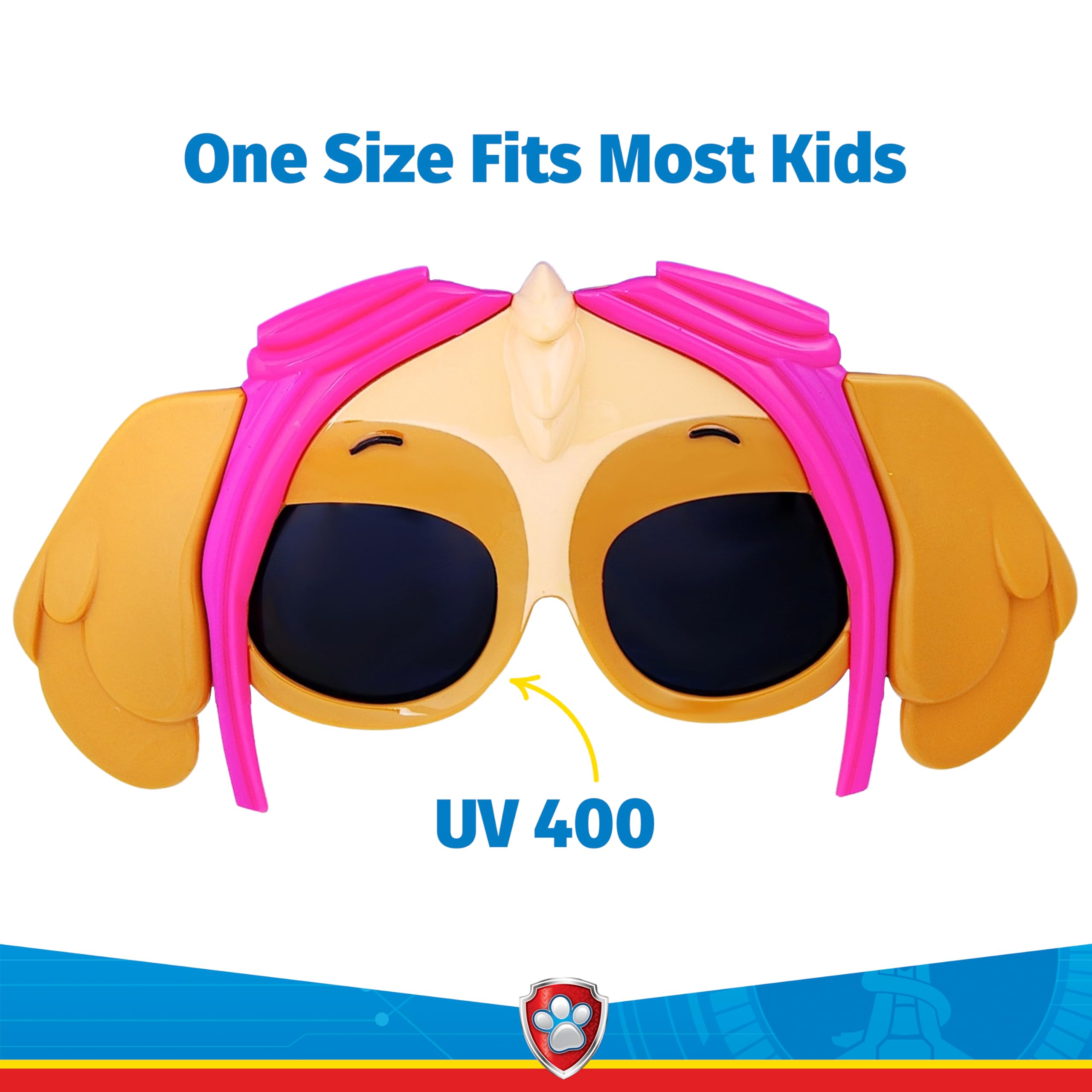 Costume Sunglasses Paw Patrol Chase, Skye, Rubble, Zuma or Rocky