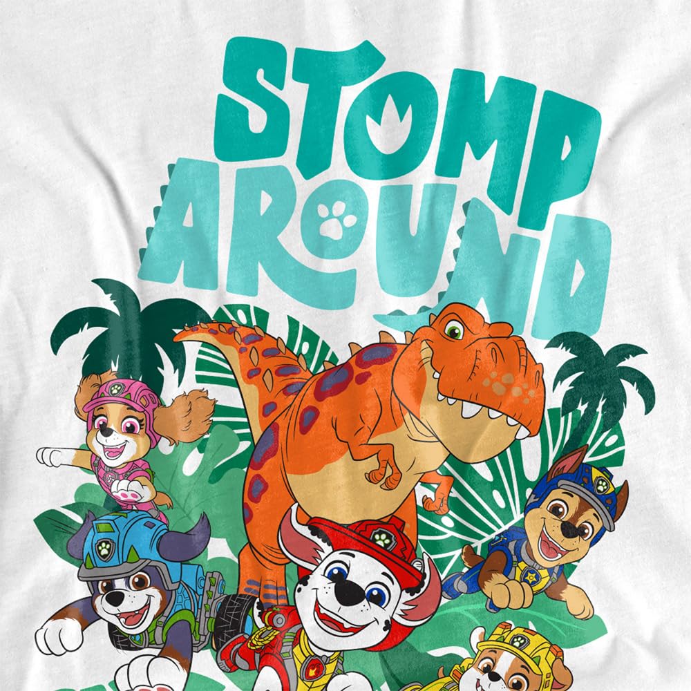 Youth Toddler T-Shirt Paw Patrol Dino Movie Stomp Around Dino