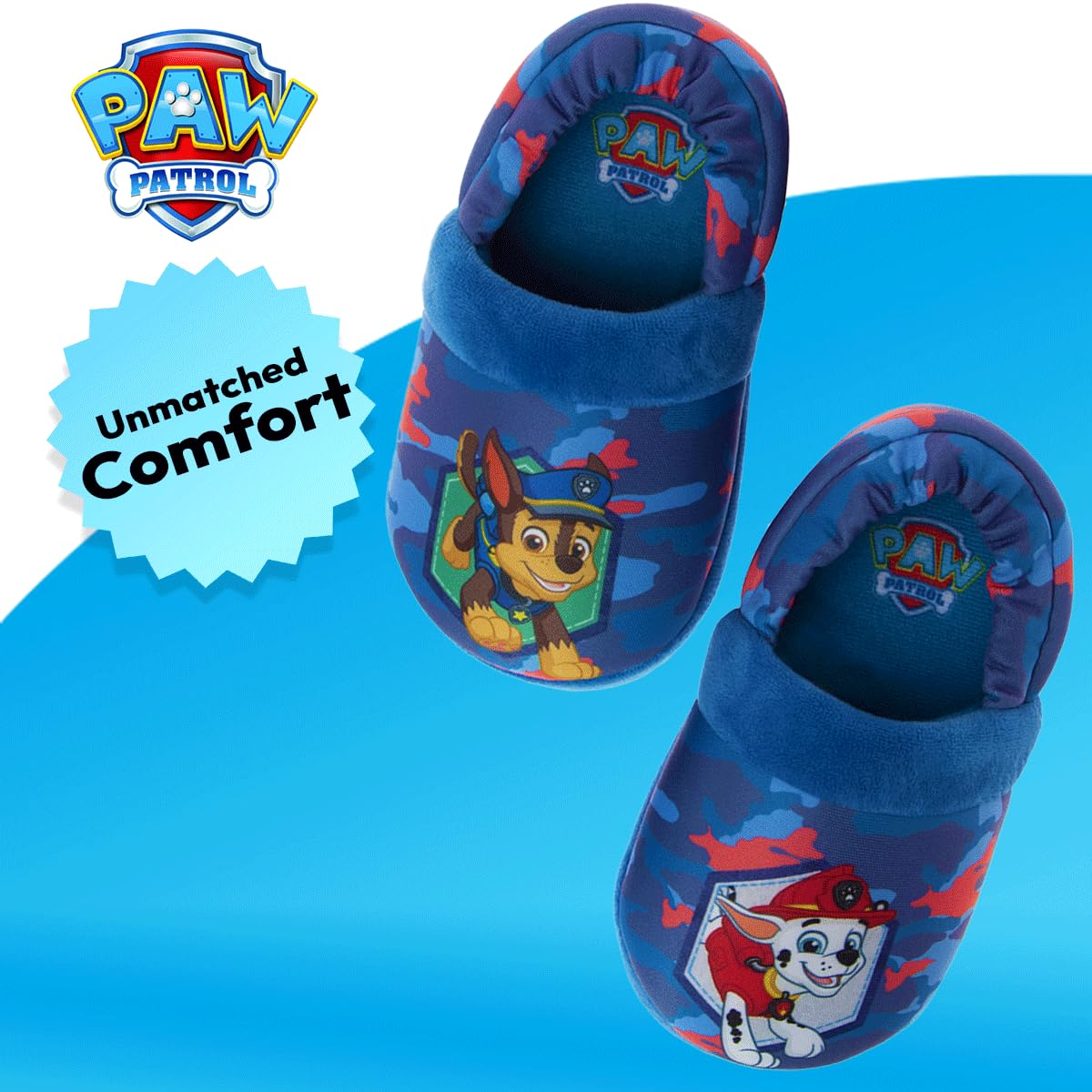 Plush House Slippers Paw Patrol Warm Indoor Comfort