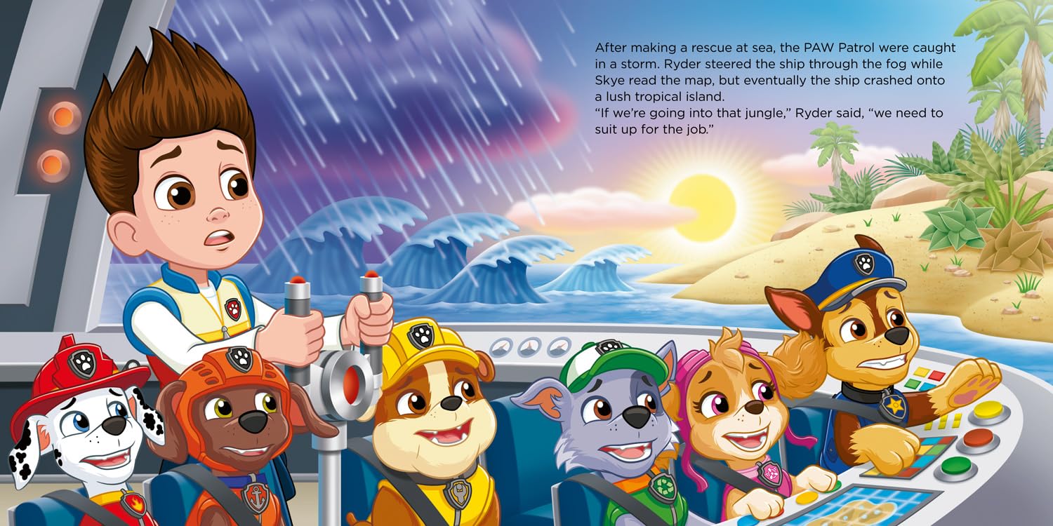Storybook Paw Patrol Dino Movie Big Dinosaur Adventure