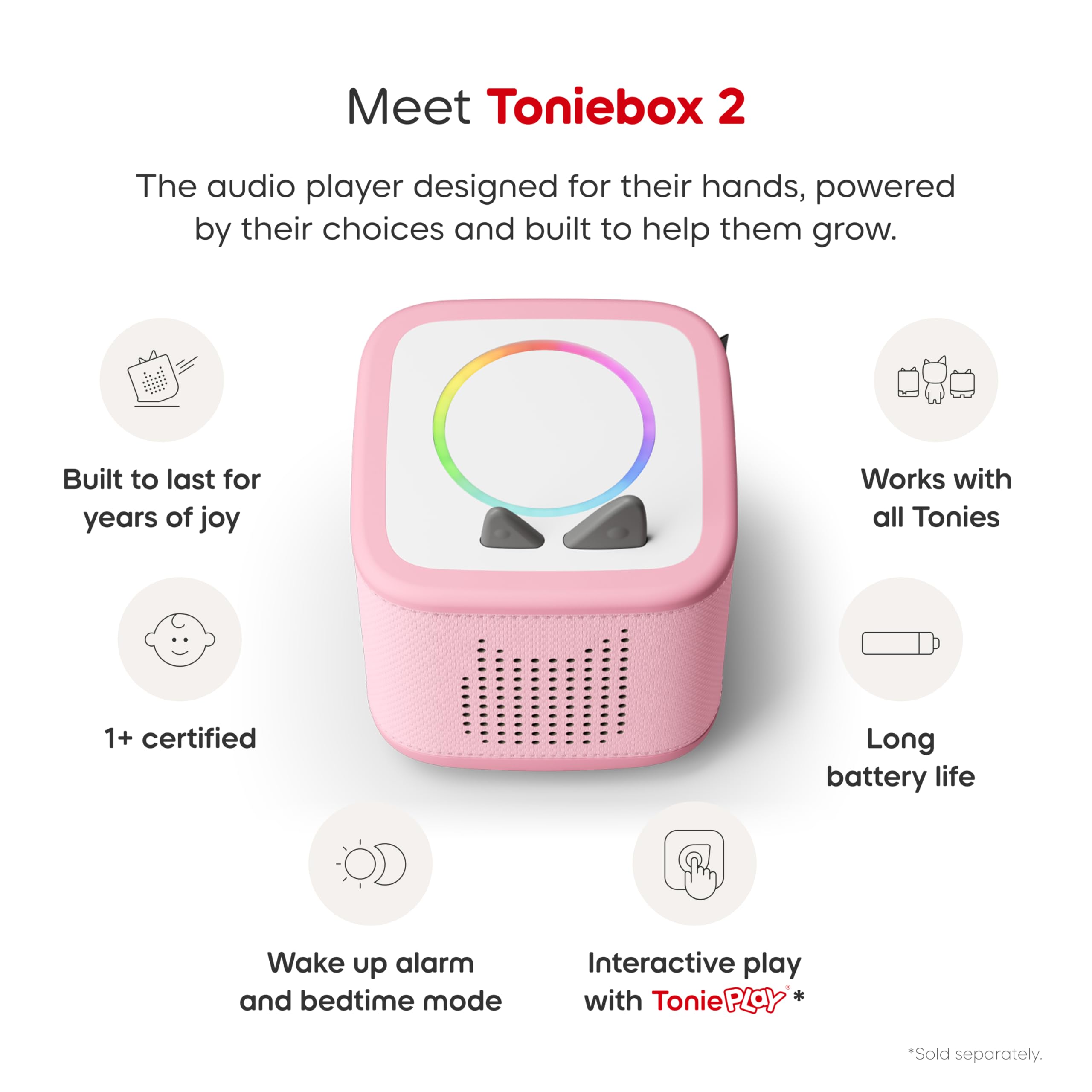 Toniebox 2 Audio Player Paw Patrol Bundle Cloud Pink