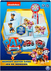 Memory Matching Game Paw Patrol The Movie with Chase, Rubble, Skye