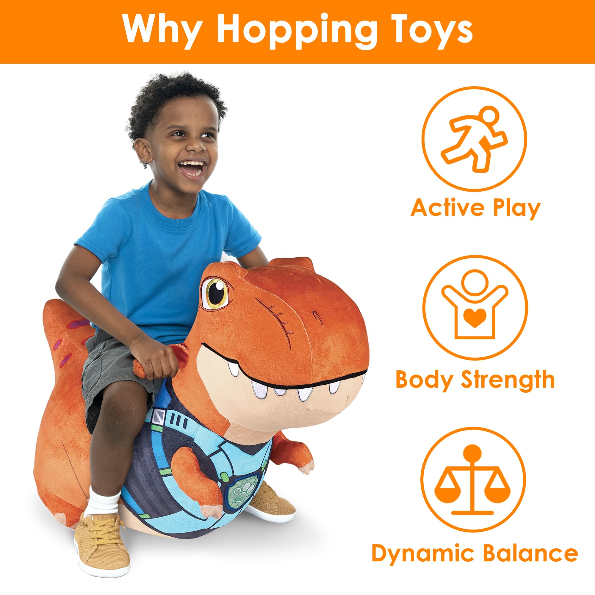 Bouncy Hopper Toy Paw Patrol Dino Movie Timmy Dinosaur