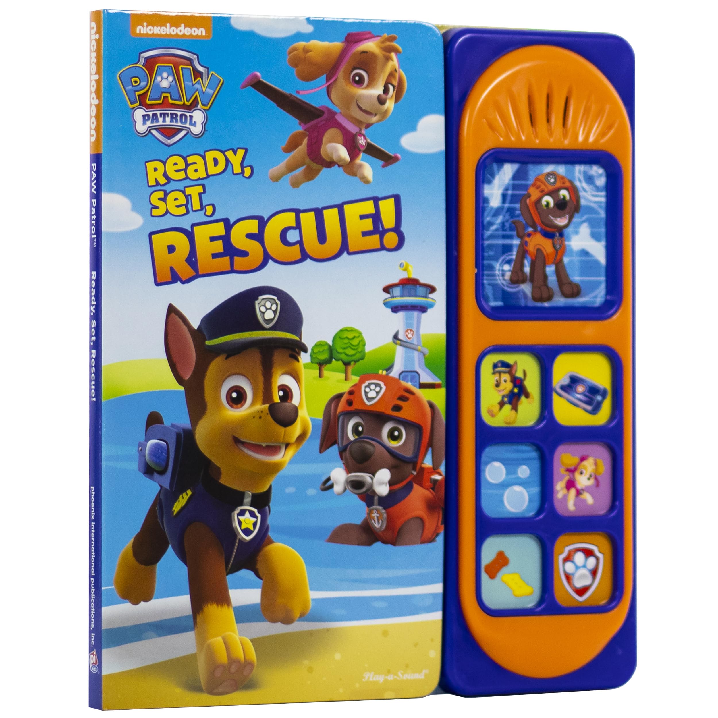Sound Board Book Paw Patrol Chase, Skye and Marshall Ready Set Rescue