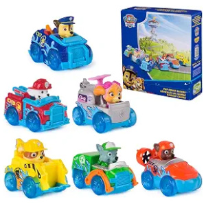 Toy Car 6-Pack Paw Patrol Pup Squad Racers Splash Style
