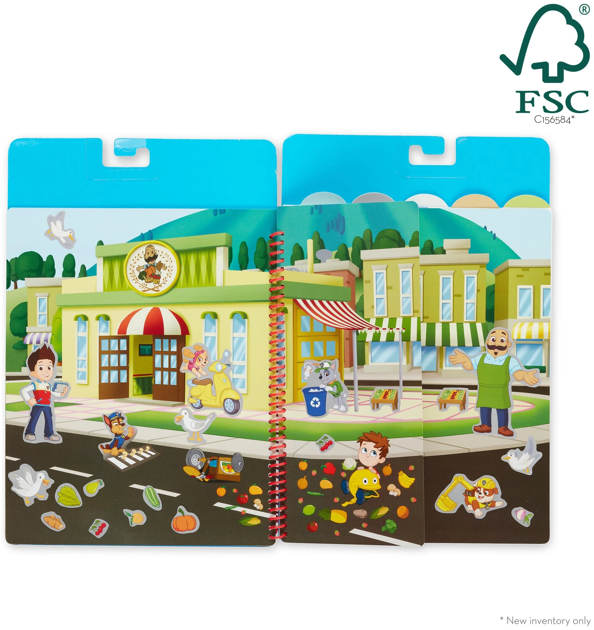 Reusable Sticker Pad Paw Patrol Adventure Bay Activity Book