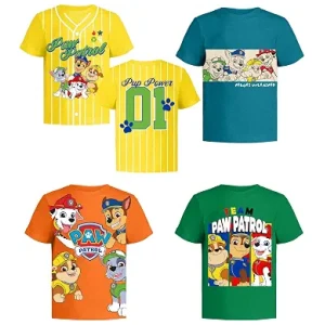 Kids Graphic T-Shirt Paw Patrol Chase Marshall Skye Rubble
