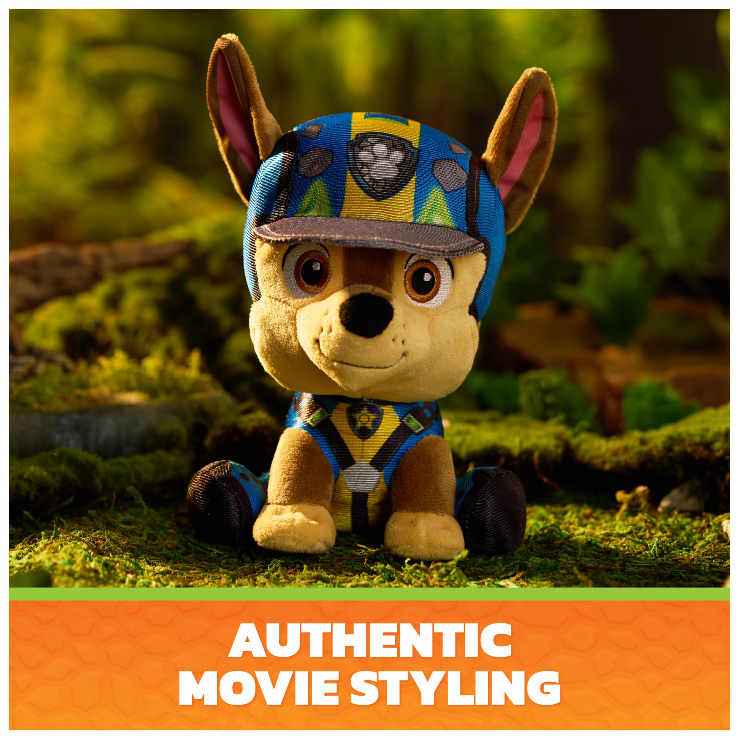 Plush Toy Paw Patrol Chase Dino Movie 6-Inch