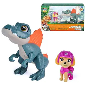 Action Figure Set Paw Patrol Dino Movie Skye and Spinosaurus