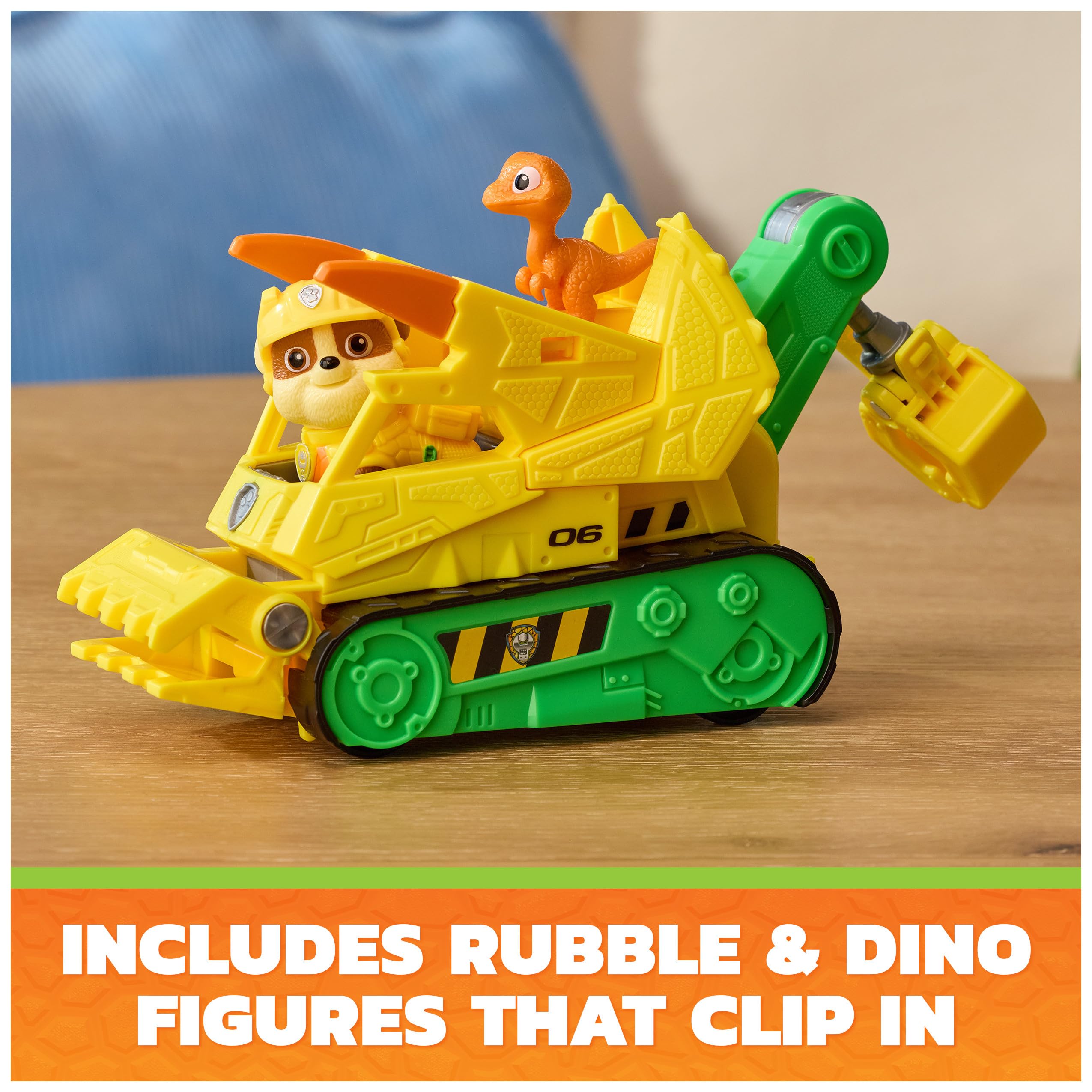 Toy Truck Paw Patrol Rubble Dino Rescue Bulldozer