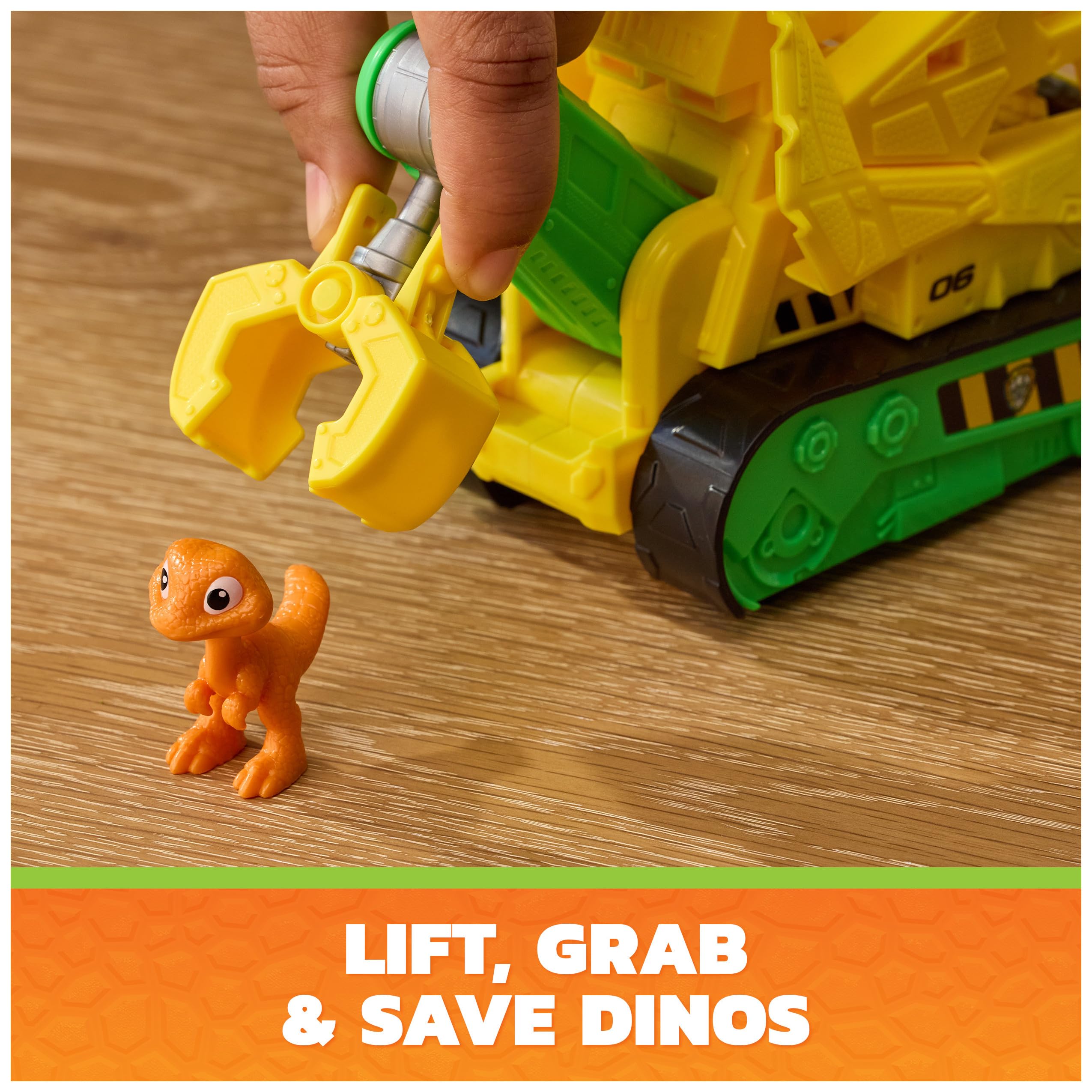 Toy Truck Paw Patrol Rubble Dino Rescue Bulldozer