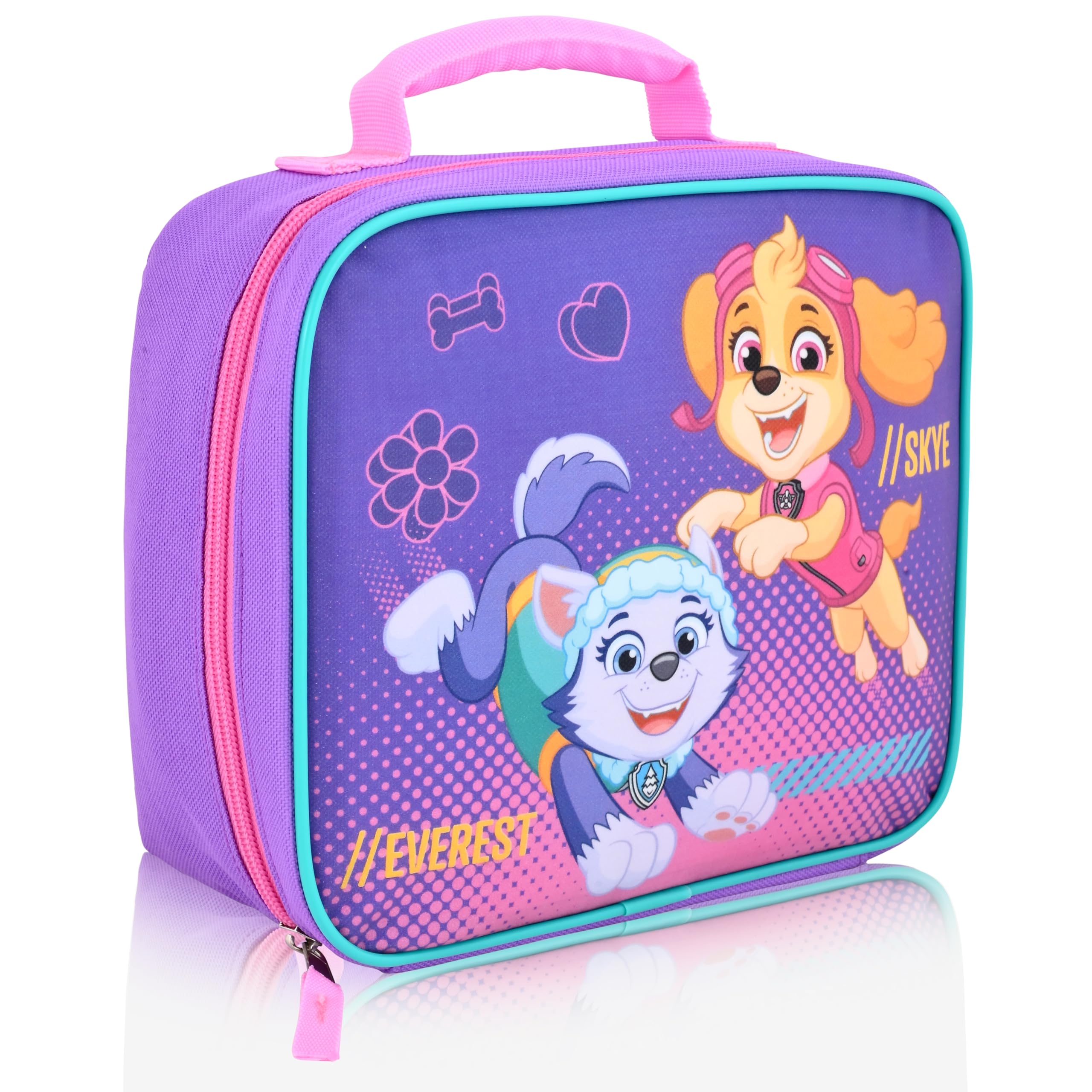 Insulated Lunch Box Paw Patrol Skye and Everest Purple