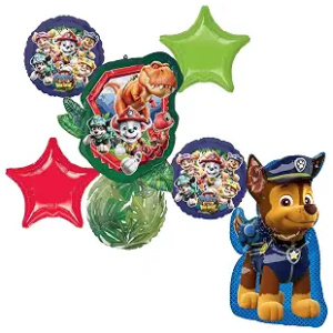 Balloon Set Paw Patrol Chase Dino Birthday Party Decorations 7pc