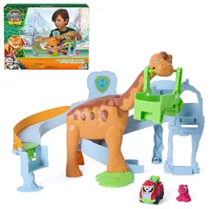 Lift & Race Dino Playset Paw Patrol Dino Movie Marshall & Rhubarb