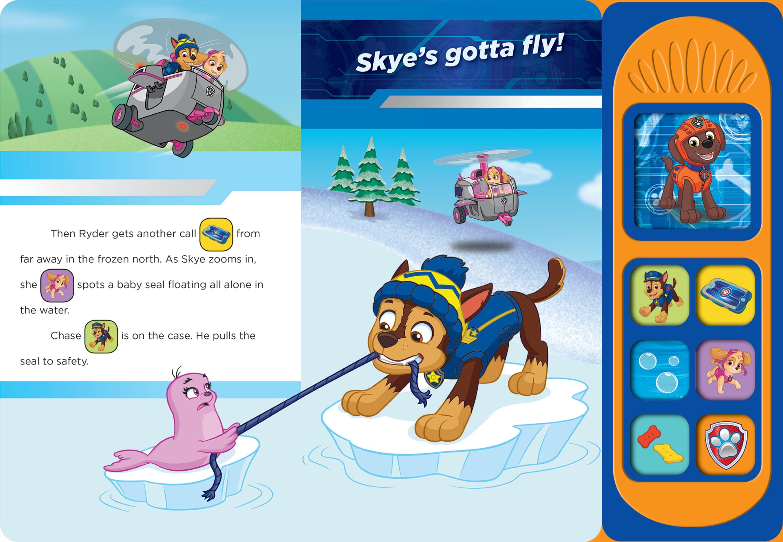Sound Board Book Paw Patrol Chase, Skye and Marshall Ready Set Rescue