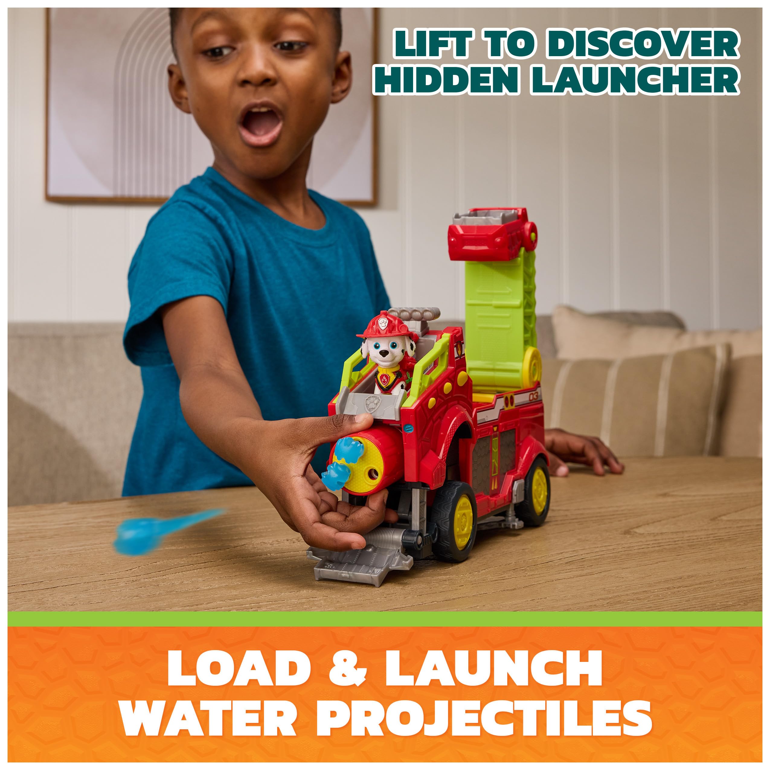 Firetruck Toy Paw Patrol Marshall Dino Movie Rescue Responder