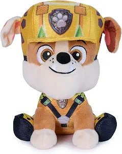 Rubble Plush Paw Patrol Dino Movie 6-Inch Soft Toy