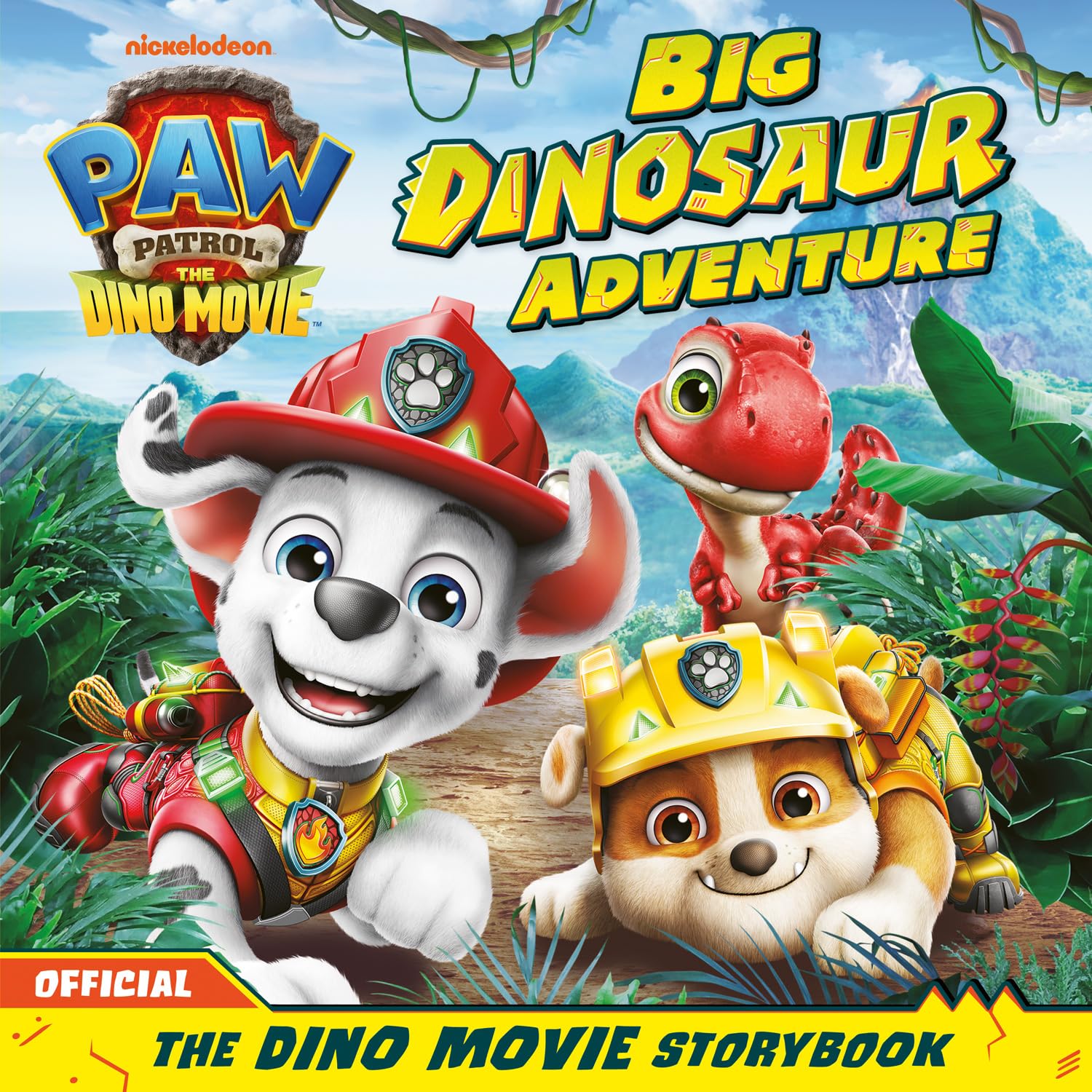 Storybook Paw Patrol Dino Movie Big Dinosaur Adventure