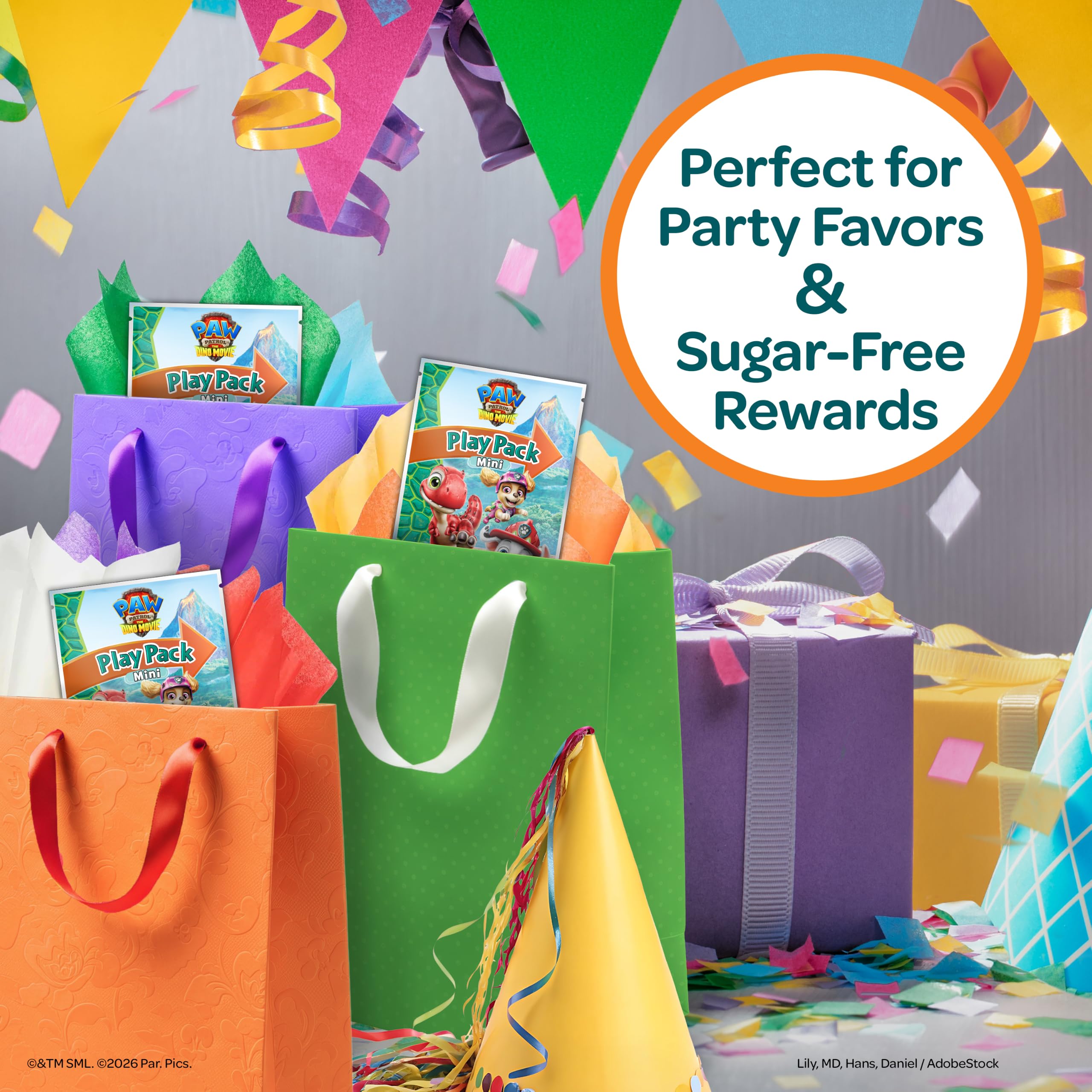 Paw Patrol Dino Movie Play Pack 10-Pack Party Favor Set