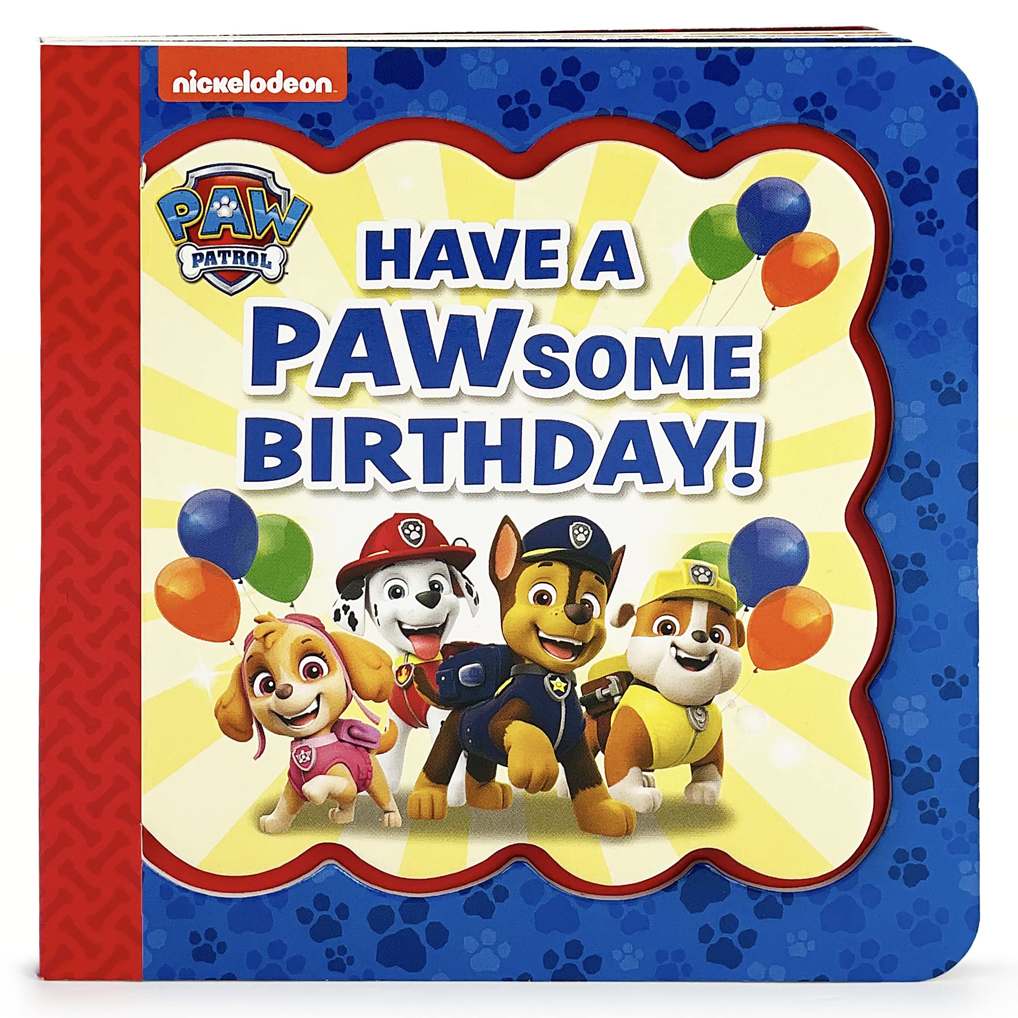 Birthday Board Book Paw Patrol Greeting Card with Personalization Flap