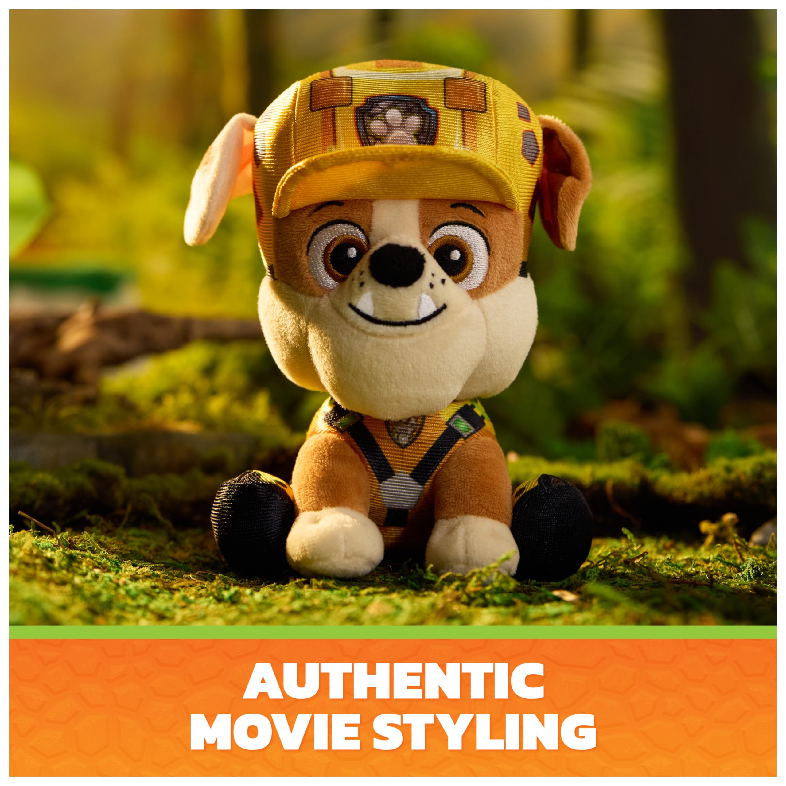 Rubble Plush Paw Patrol Dino Movie 6-Inch Soft Toy