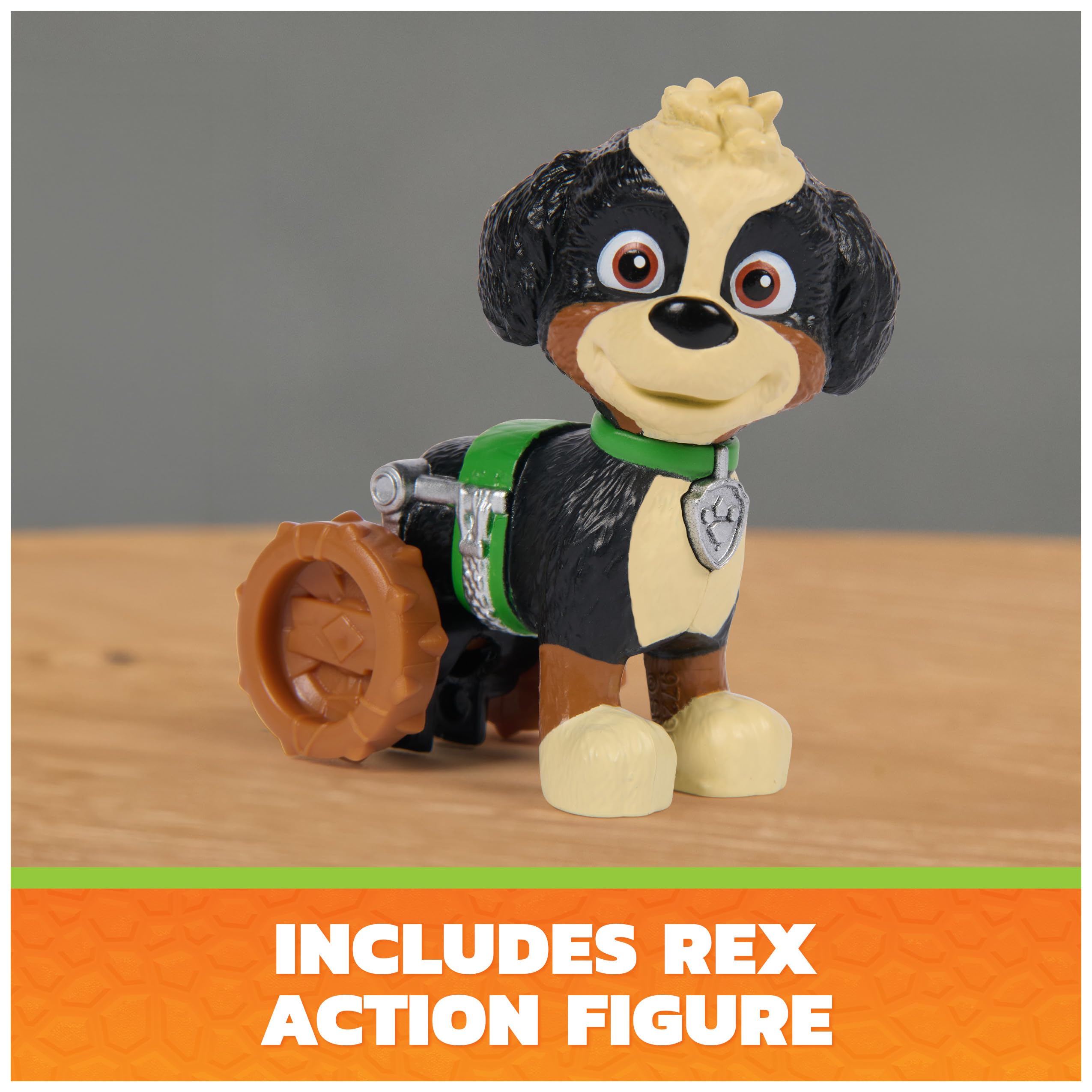 Dino Playset Paw Patrol Dino Movie Rise and Roll with Rex