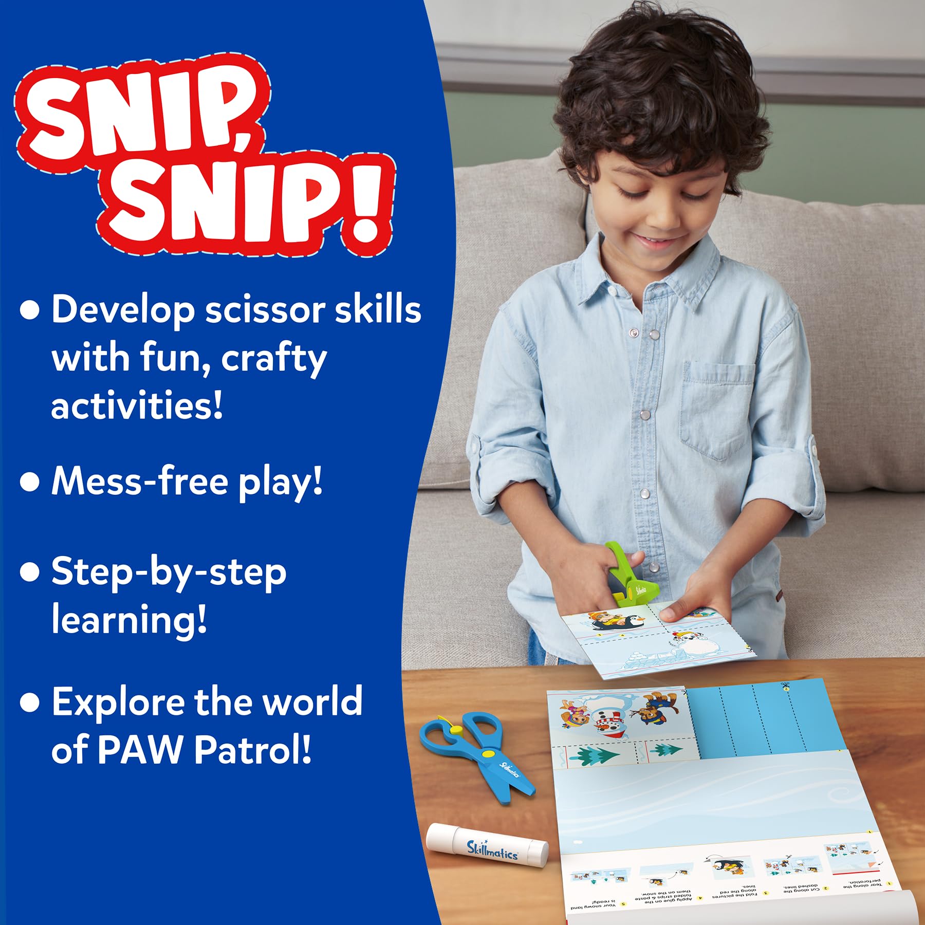 Scissor Skills Craft Kit Paw Patrol Snip Snip Activity Set