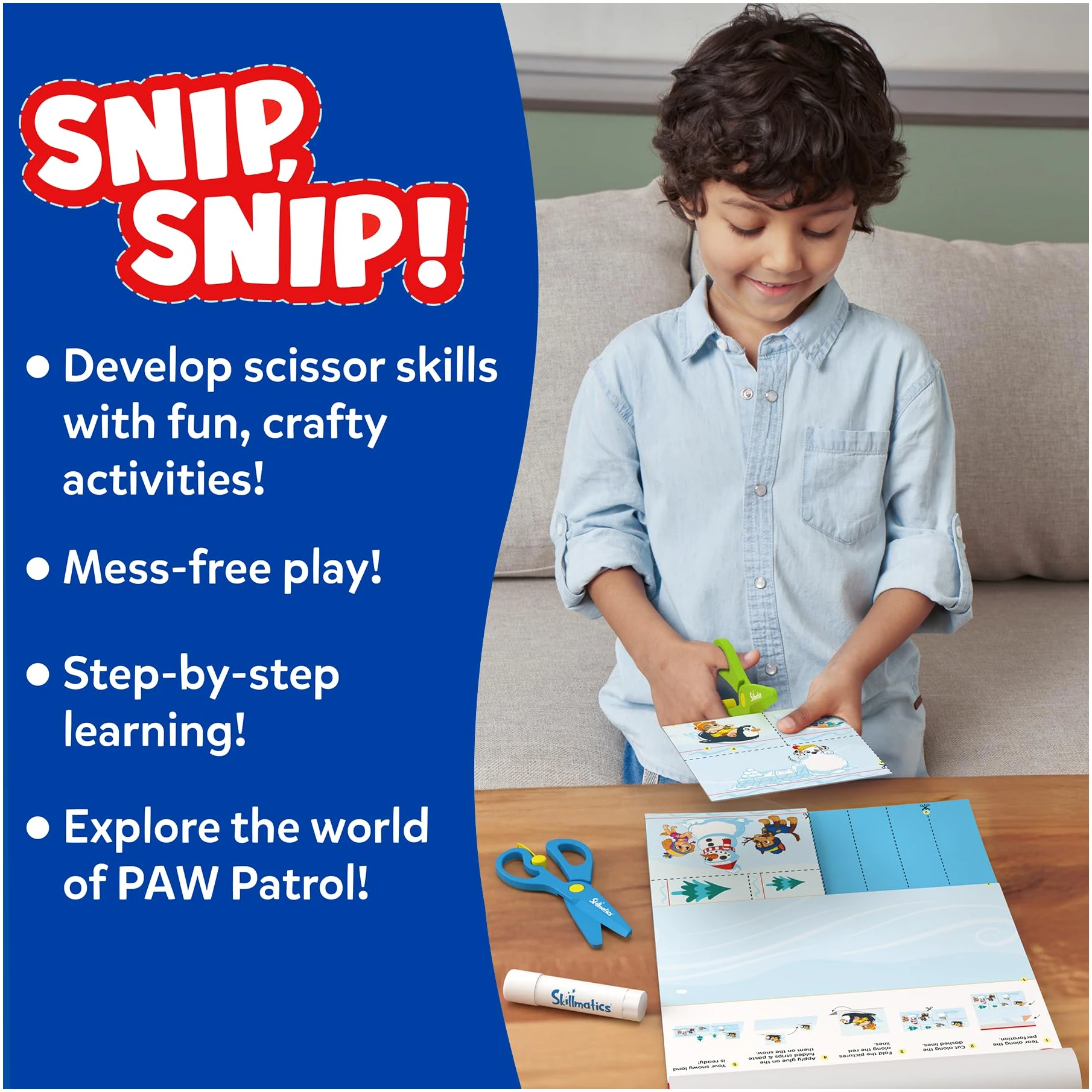 Scissor Skills Craft Kit Paw Patrol Snip Snip Activity Set