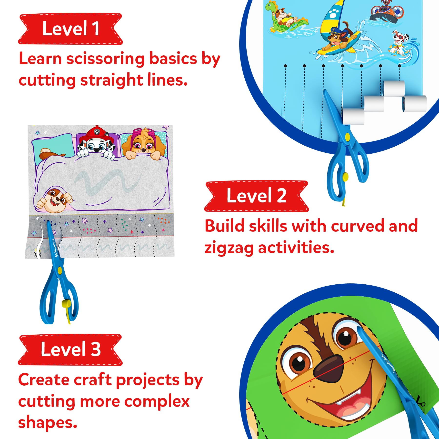 Scissor Skills Craft Kit Paw Patrol Snip Snip Activity Set