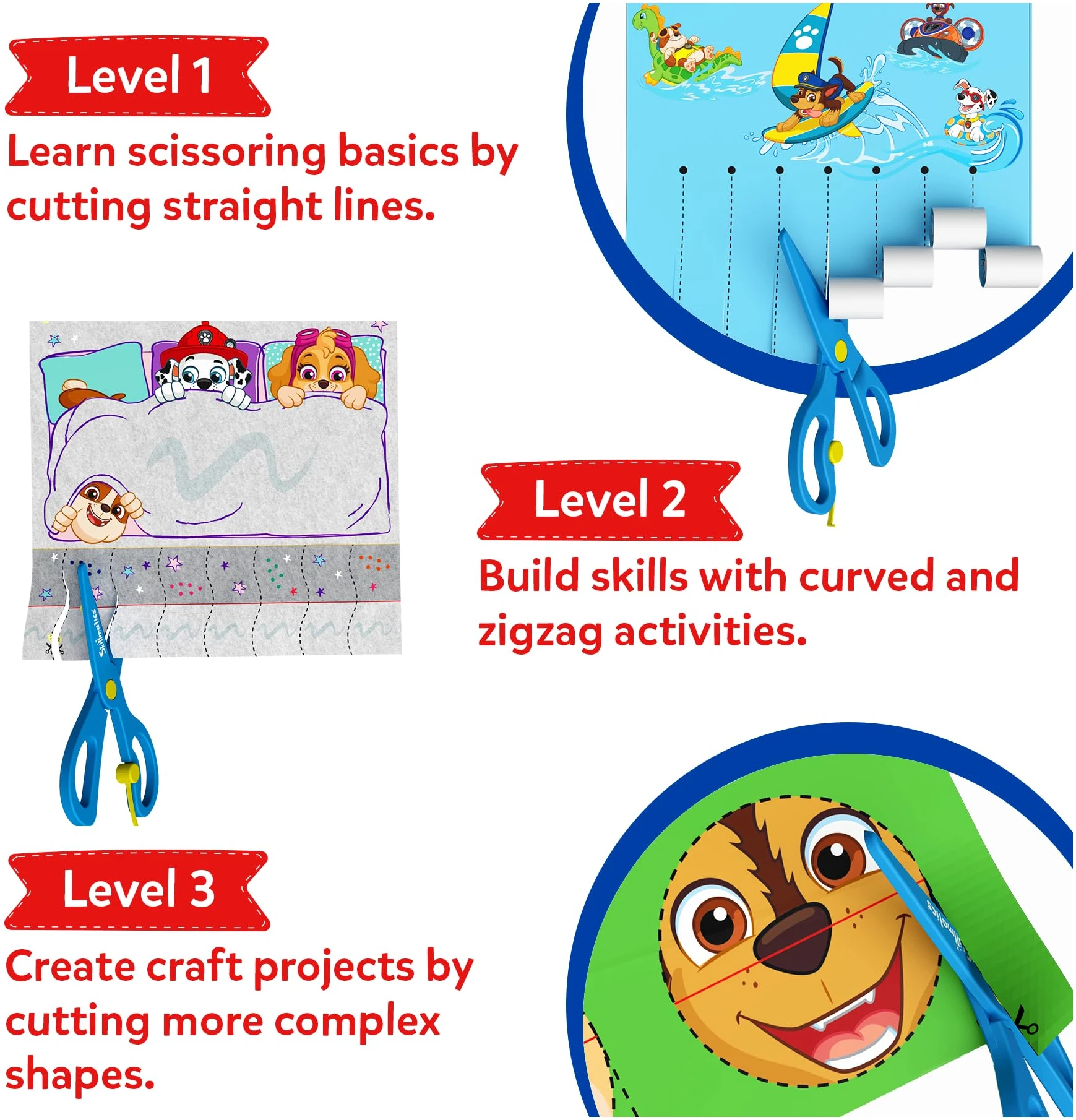 Scissor Skills Craft Kit Paw Patrol Snip Snip Activity Set