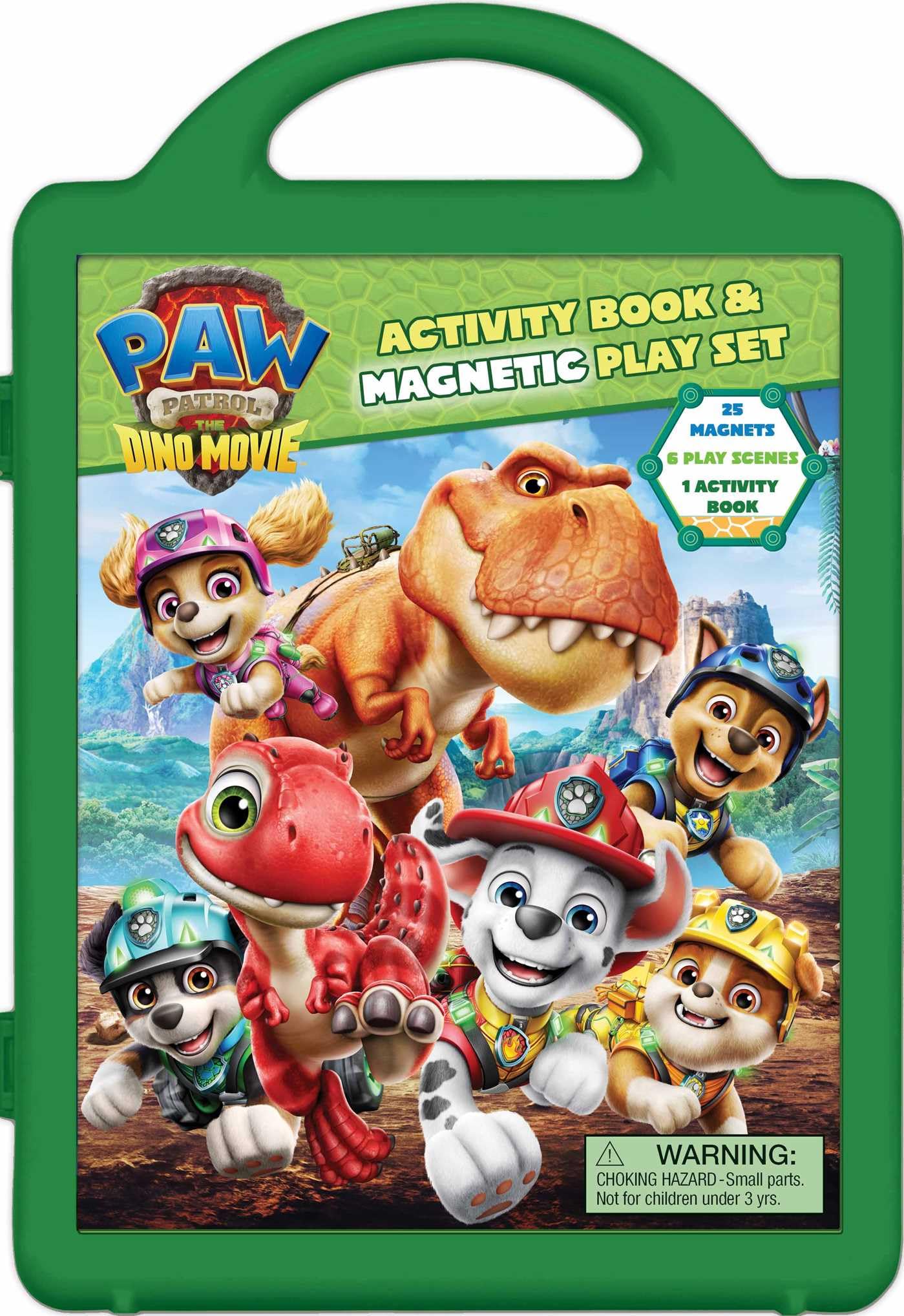 Book and Magnetic Play Set Paw Patrol The Dino Movie