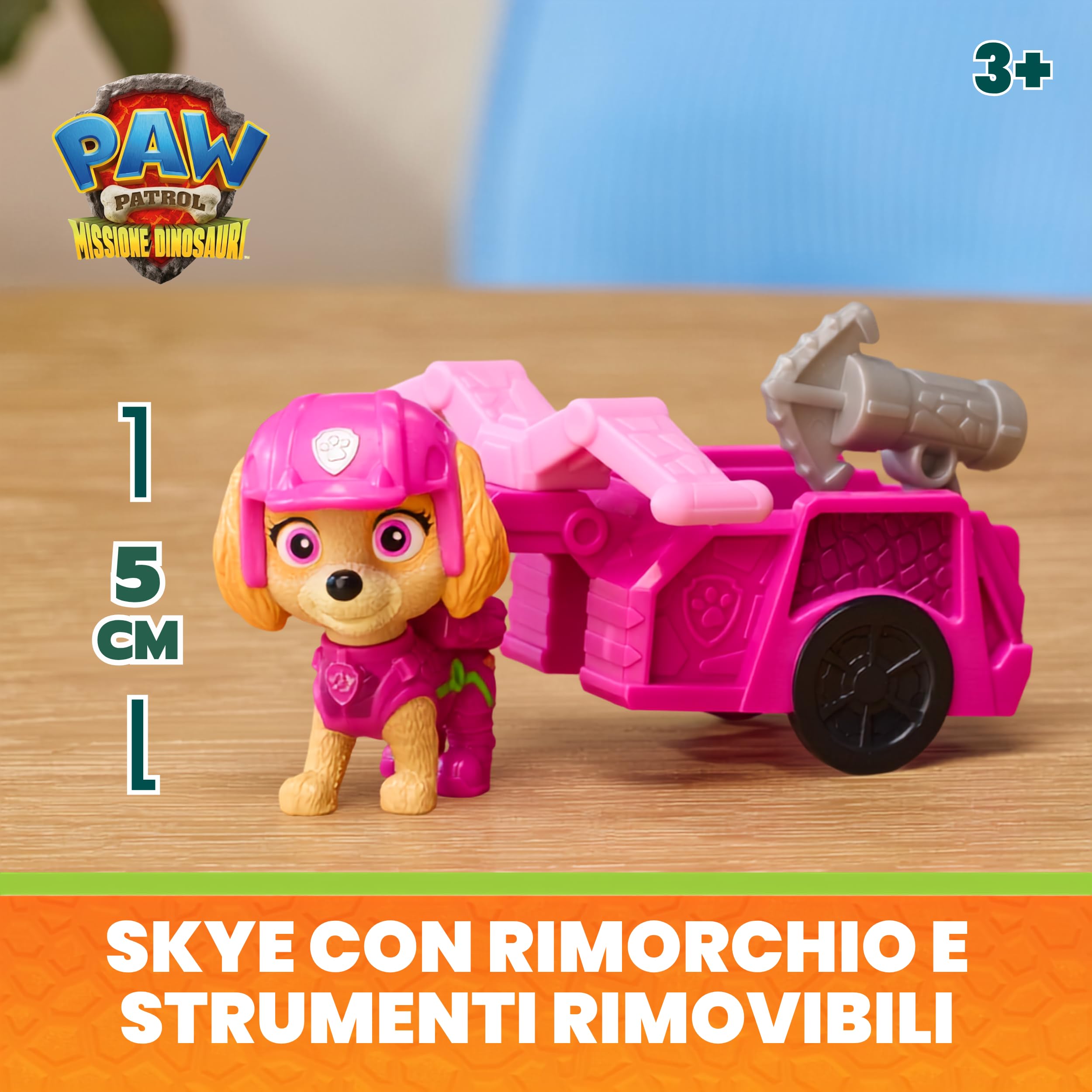 Dino Tool Pack Paw Patrol Skye Figure with Pendant