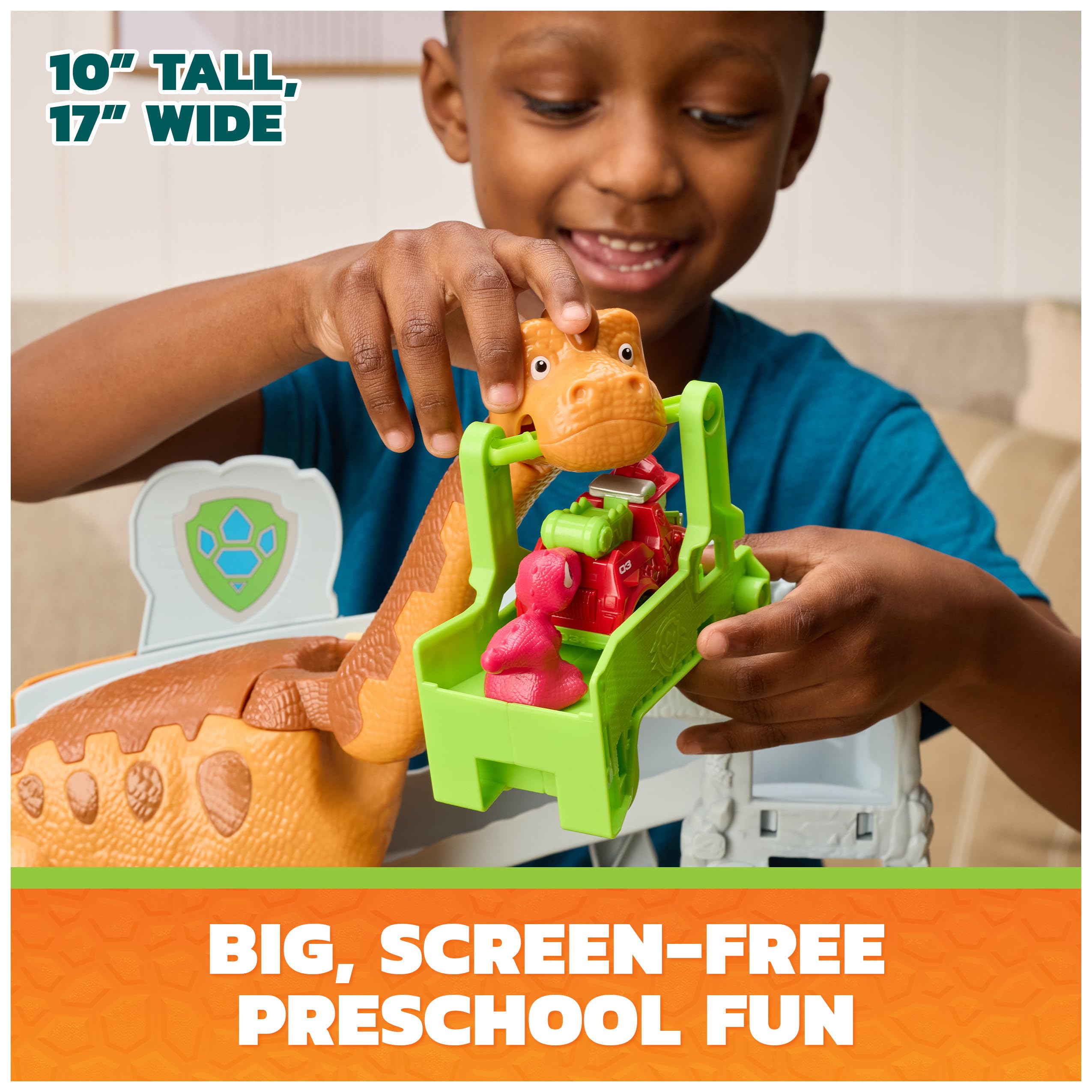 Lift & Race Dino Playset Paw Patrol Dino Movie Marshall & Rhubarb
