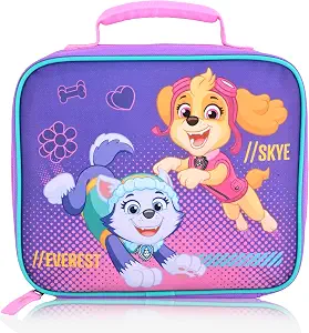 Insulated Lunch Box Paw Patrol Skye and Everest Purple