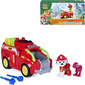 Toy Vehicle Paw Patrol Marshall Dino Movie Firetruck 8-Inch