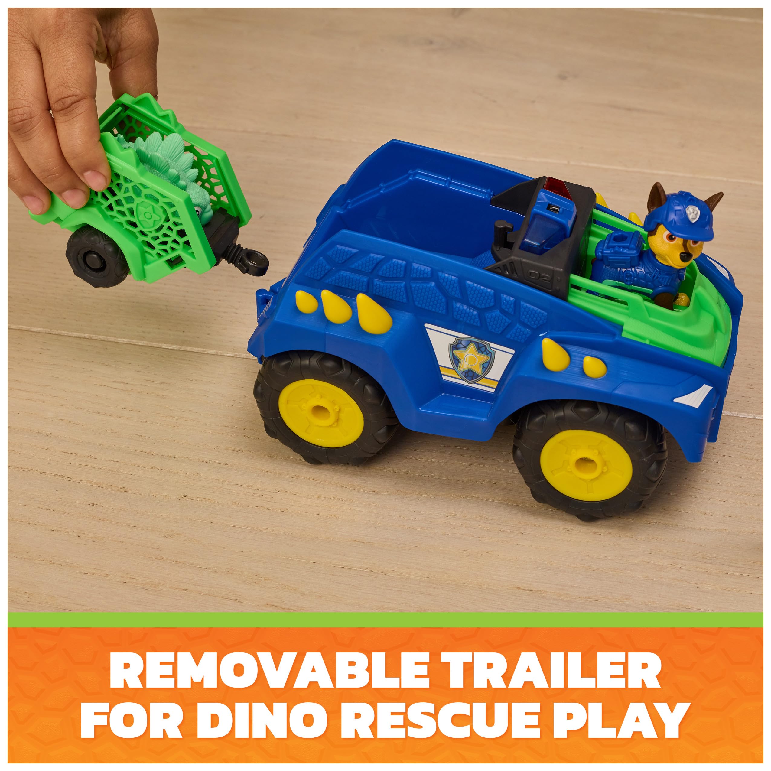 RC Car Paw Patrol Dino Movie Chase Dino Tow & Dash