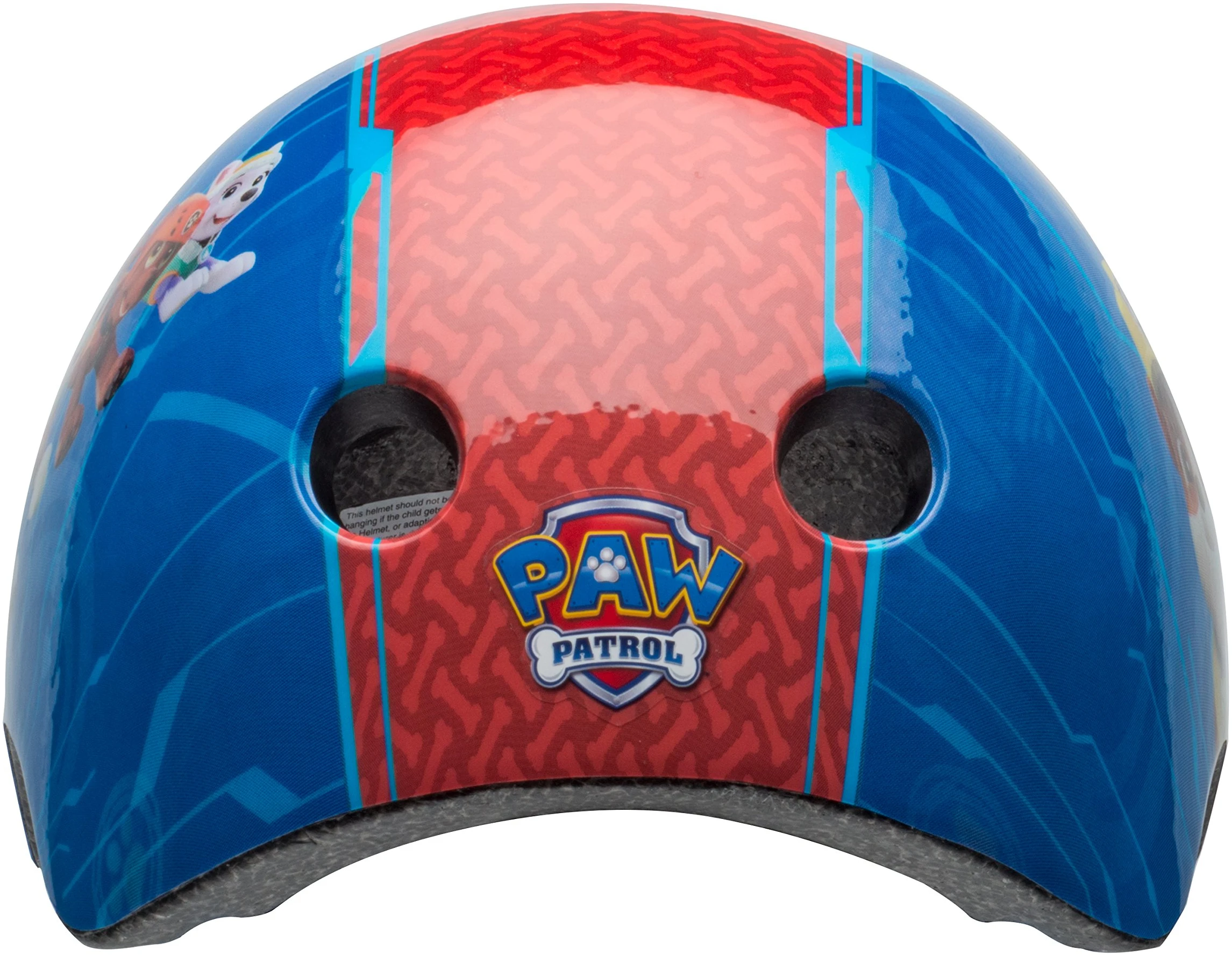 Kids Bike Helmet Paw Patrol Chase and Marshall Blue/Red, Ages 5-8