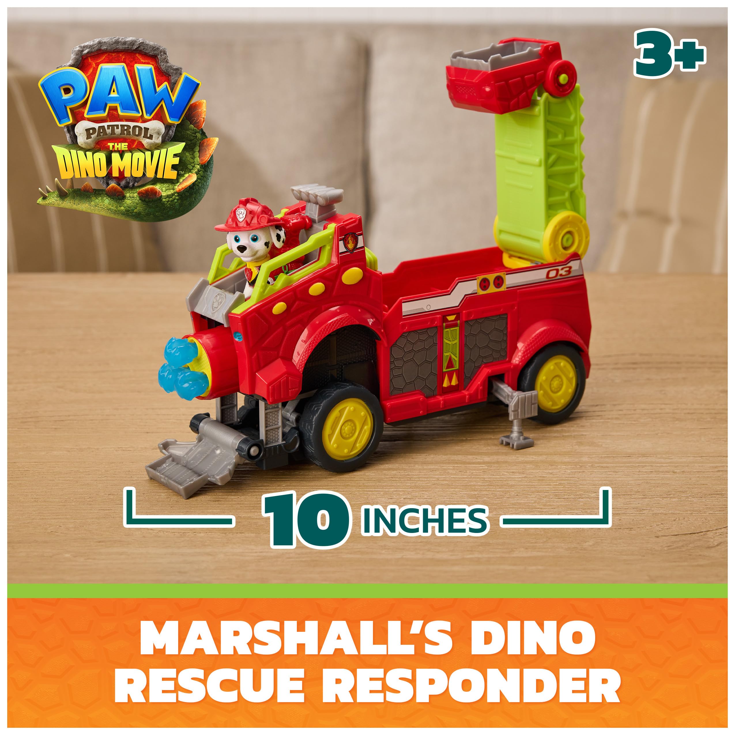Firetruck Toy Paw Patrol Marshall Dino Movie Rescue Responder