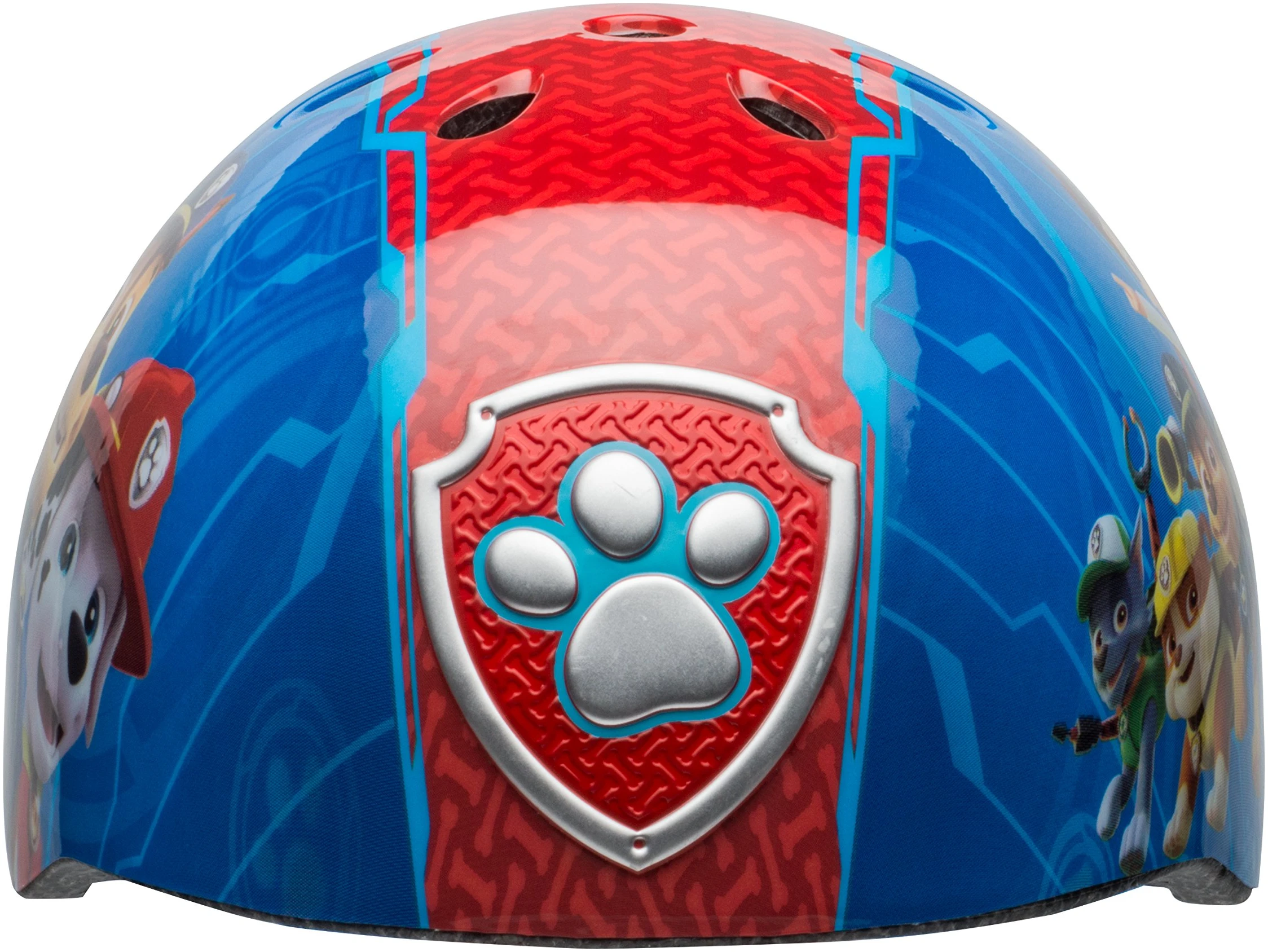 Kids Bike Helmet Paw Patrol Chase and Marshall Blue/Red, Ages 5-8