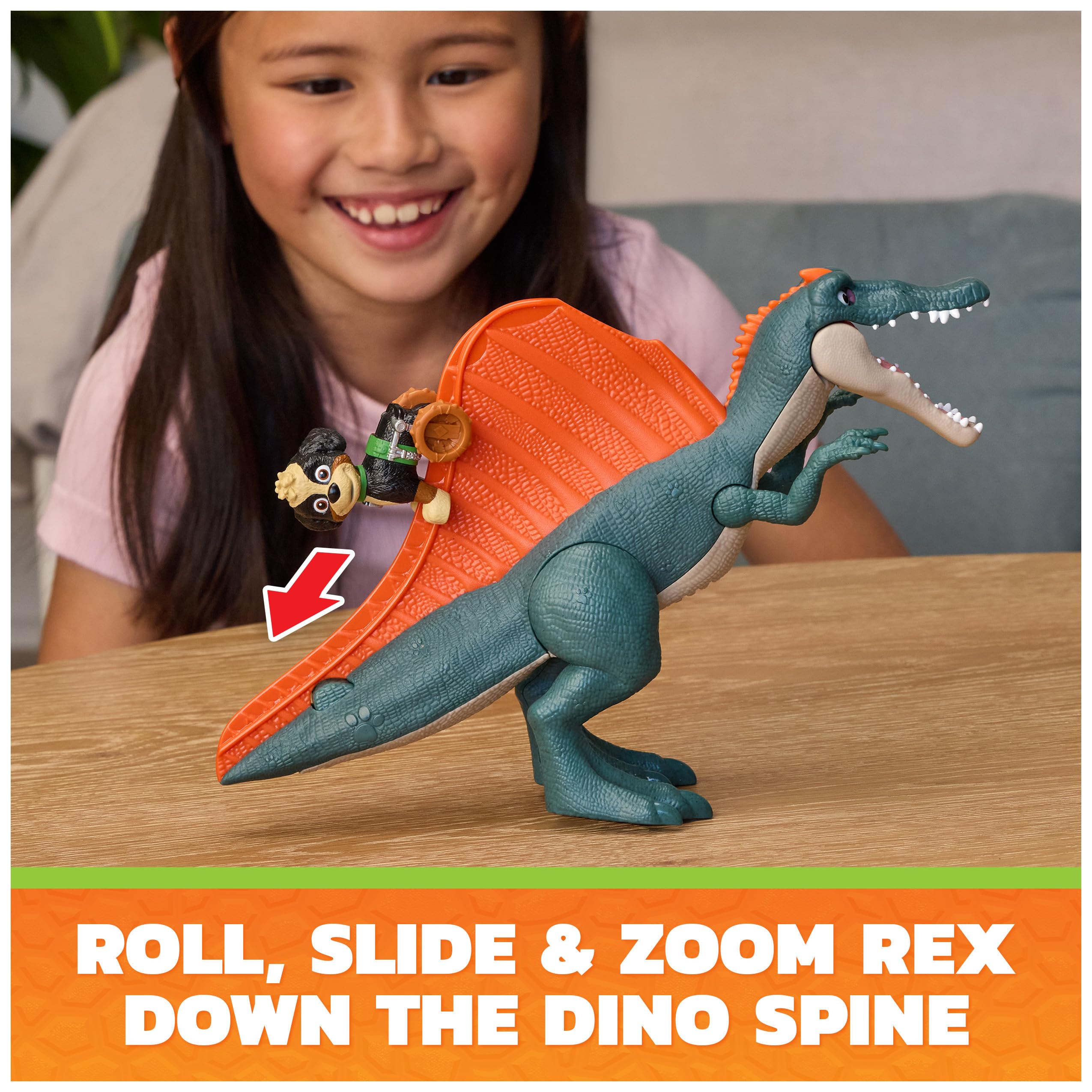 Dino Playset Paw Patrol Dino Movie Rise and Roll with Rex