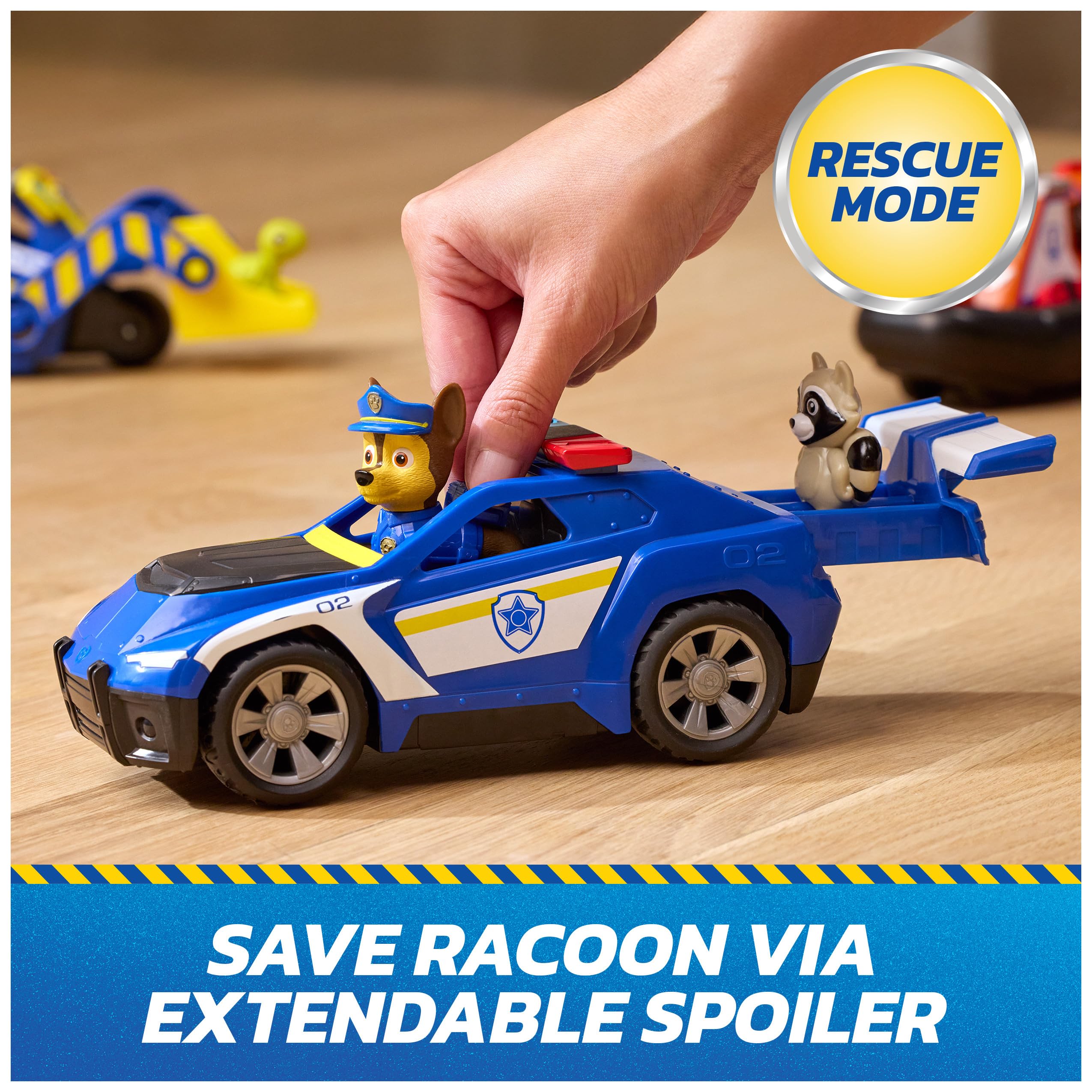 Rescue Cruiser Paw Patrol Chase with Raccoon Figure