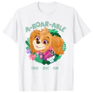 Kids T-Shirt Paw Patrol Dino Movie Skye Tropical
