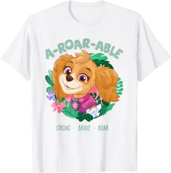 Kids T-Shirt Paw Patrol Dino Movie Skye Tropical