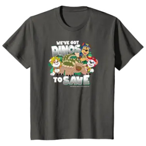 Kids T-Shirt Paw Patrol Dino Movie We’ve Got Dinos to Save Gray