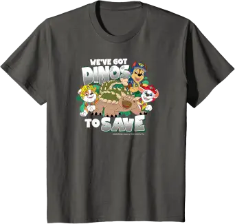 Kids T-Shirt Paw Patrol Dino Movie We've Got Dinos to Save