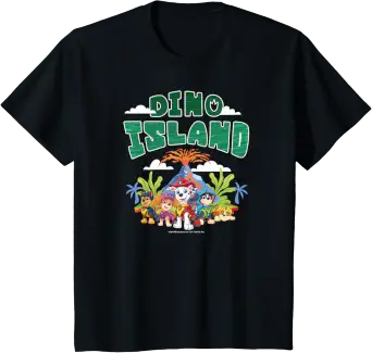 Kids Paw Patrol Dino Movie Dino Island T-Shirt