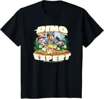 Kids T-Shirt Paw Patrol Dino Movie Dino Expert