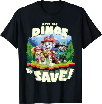 Kids T-Shirt Paw Patrol The Dino Movie We've Got Dino's to Save